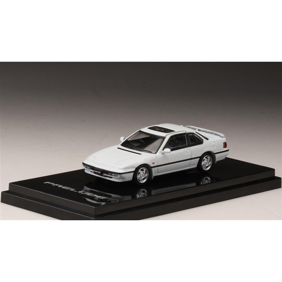 ホビージャパン 1/64 ホンダ プレリュード Si BA5 1989 フロストホワイト 完成品ミニカー HJ641002AW