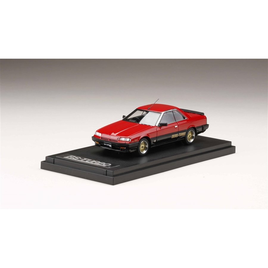 MARK43 1/43 ニッサン スカイライン 2000 RS-X ターボ C KDR30 カスタムバージョン レッド/ブラック ツートン 完成品ミニカー PM43118CRK