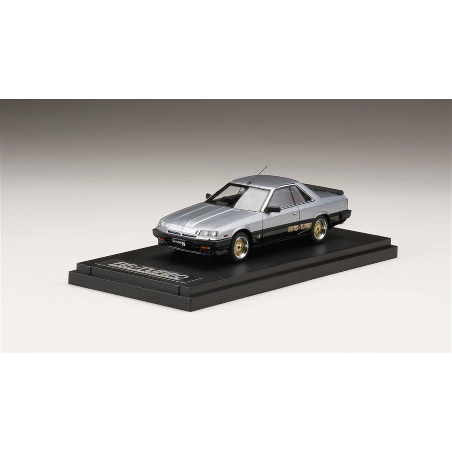 MARK43 1/43 ニッサン スカイライン 2000 RS-X ターボ C KDR30 カスタムバージョン シルバー/ブラック ツートン 完成品ミニカー PM43118CSK
