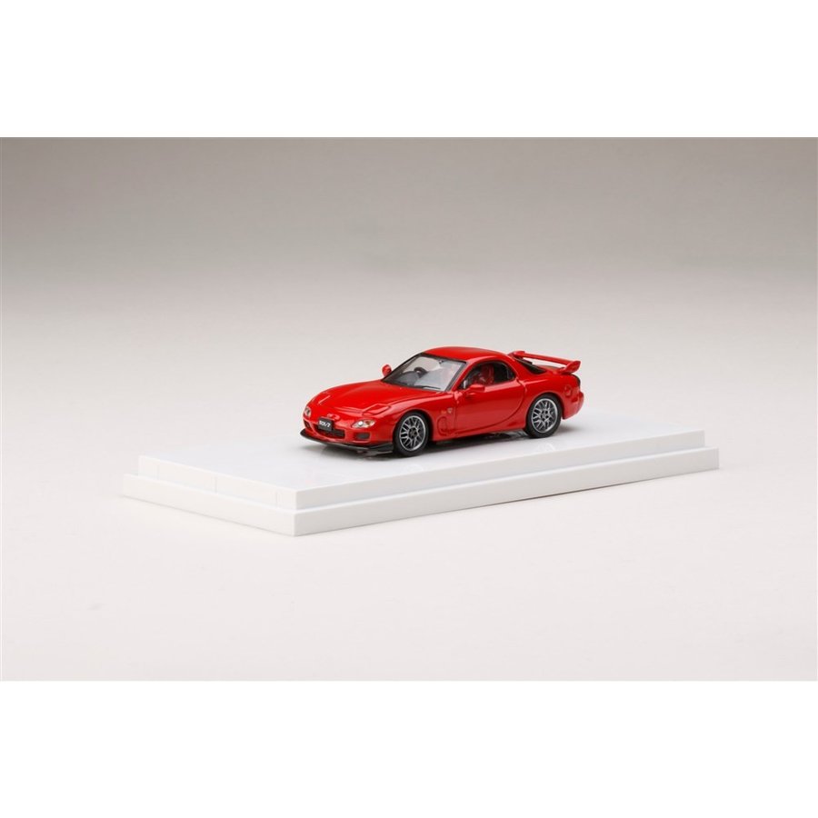 ホビージャパン 1/64 マツダ RX-7 FD3S Spirit R Type A ビンテージレッド 完成品ミニカー HJ641007AR