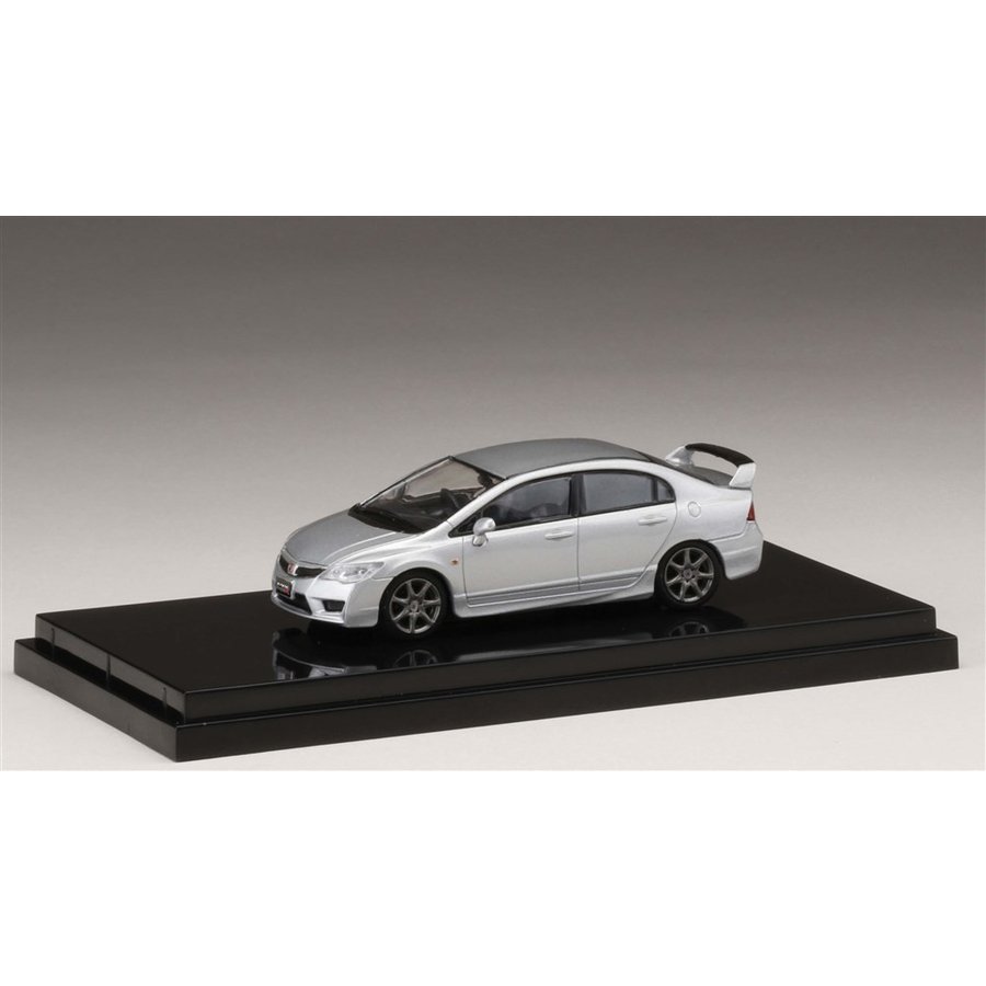 ホビージャパン 1/64 ホンダ シビック タイプ R FD2 スーパープラチナメタリック 完成品ミニカー HJ641003AS