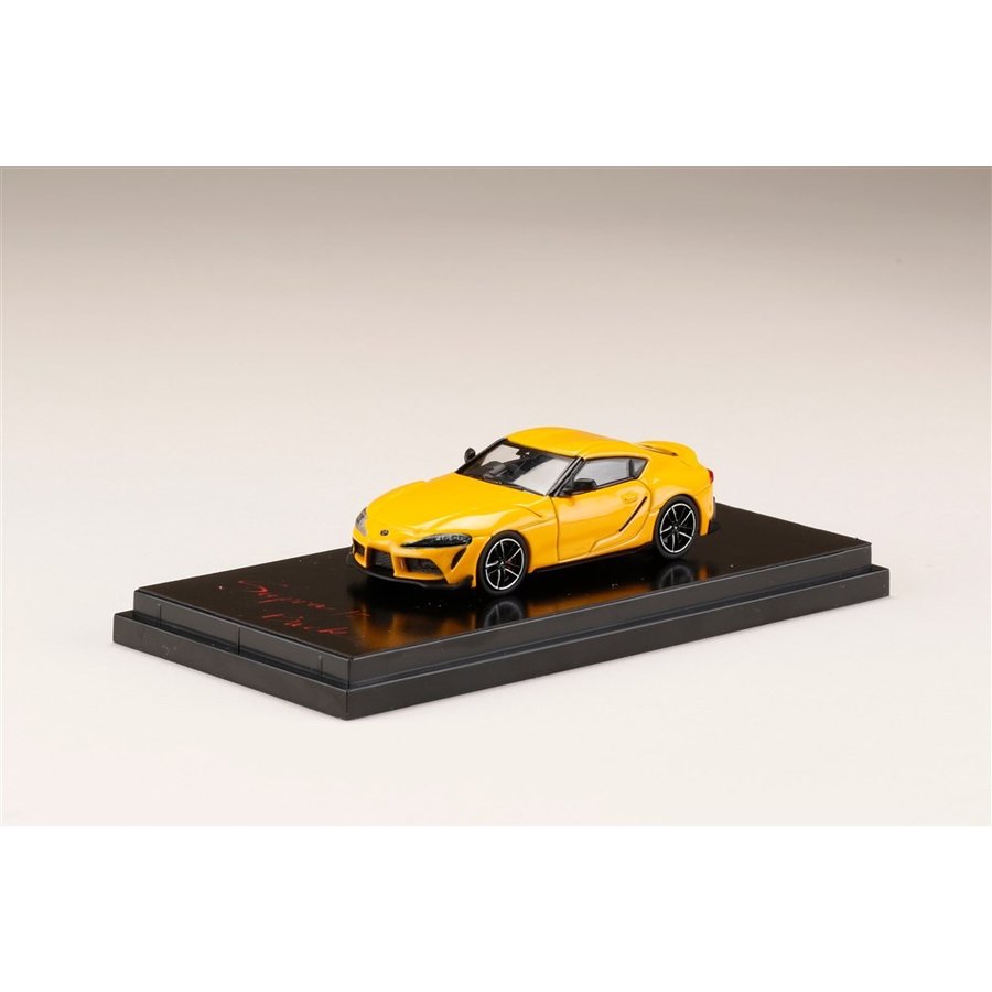 ホビージャパン 1/64 トヨタ GR スープラ A90 RZ ライトニングイエロー 完成品ミニカー HJ641014Y