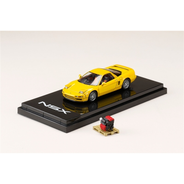 ホビージャパン 1/64 ホンダ NSX NA2 Type S ZERO インディイエローパール エンジンディスプレイモデル付属 完成品ミニカー HJ642006SY