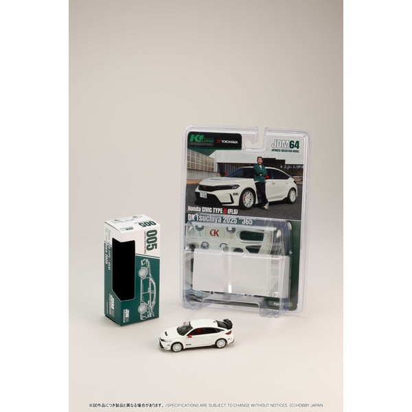 【1月予約】1/64 ホンダ シビック TYPE R FL5 DK Tsuchiya 2025 "365" 完成品ミニカー HJDM005-22V