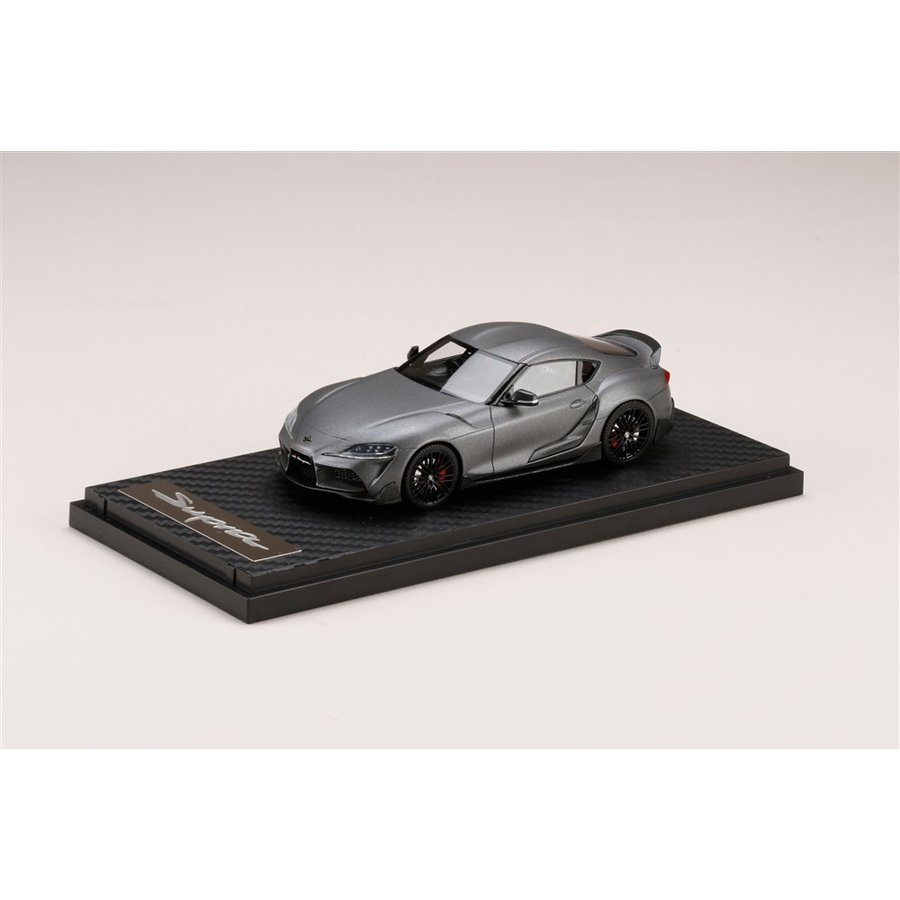 MARK43 1/43 トヨタ GR スープラ A90 GR PARTS 装着車 マットストームグレーメタリック 完成品ミニカー PM43125TMG