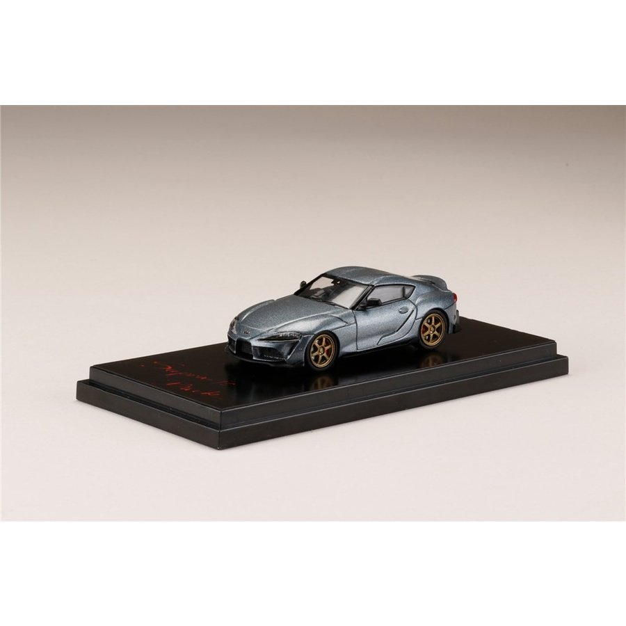 ホビージャパン 1/64 トヨタ GR スープラ A90 RZ カスタムバージョン マットストームグレーメタリック 完成品ミニカー HJ641014CMG