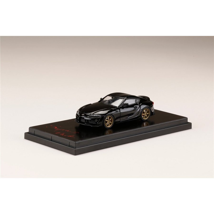 ホビージャパン 1/64 トヨタ GR スープラ A90 RZ カスタムバージョン ブラックメタリック 完成品ミニカー HJ641014CBK