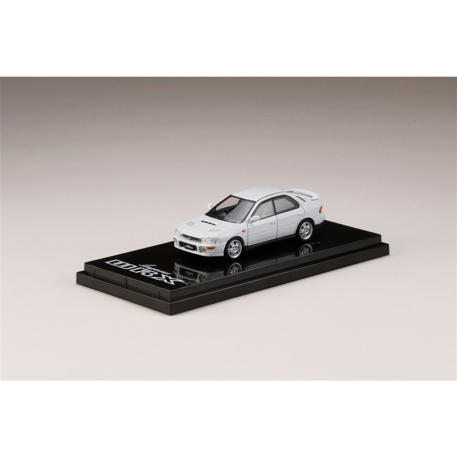 ホビージャパン 1/64 スバル インプレッサ WRX GC8 フェザーホワイト 完成品ミニカー HJ641013W