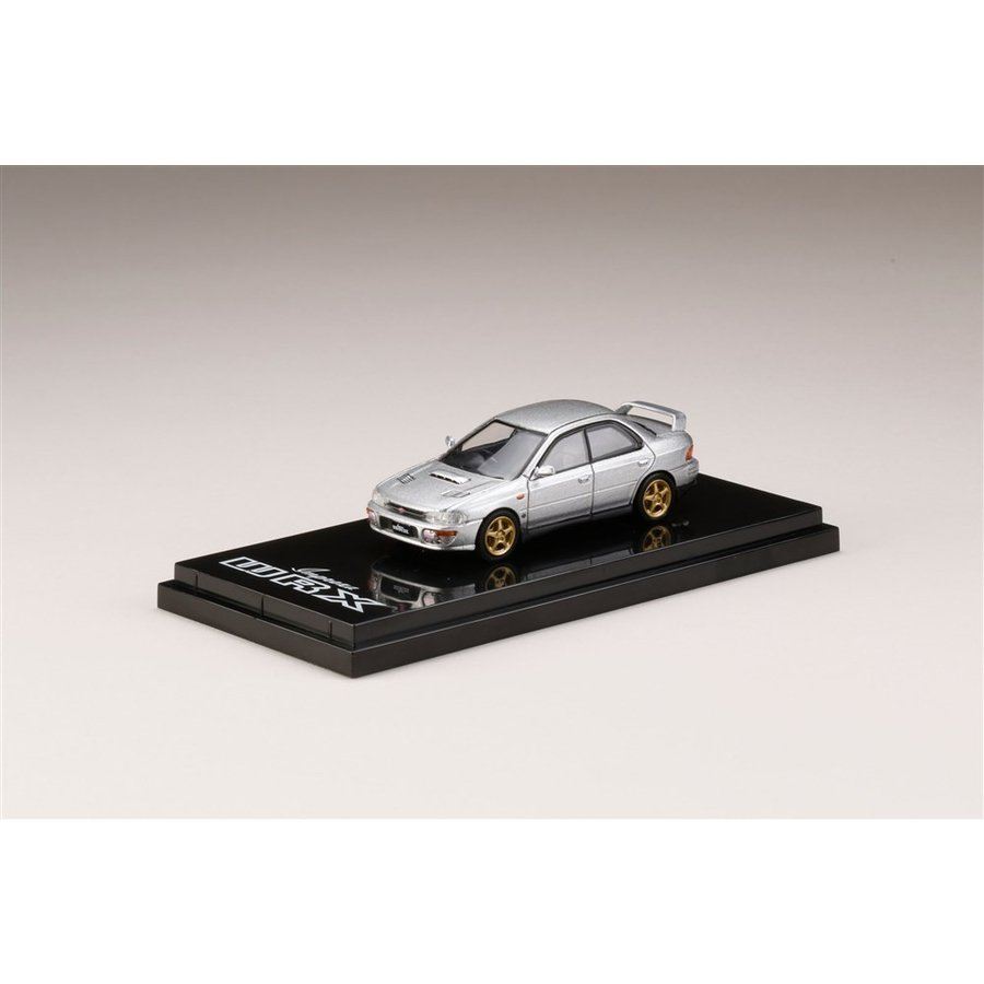 ホビージャパン 1/64 スバル インプレッサ WRX GC8 STi Version II ライトシルバーメタリック 完成品ミニカー HJ641013SS