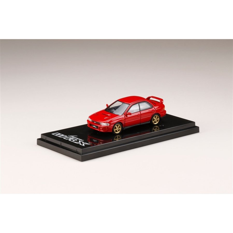 ホビージャパン 1/64 スバル インプレッサ WRX GC8 STi Version II アクティブレッド 完成品ミニカー HJ641013SR