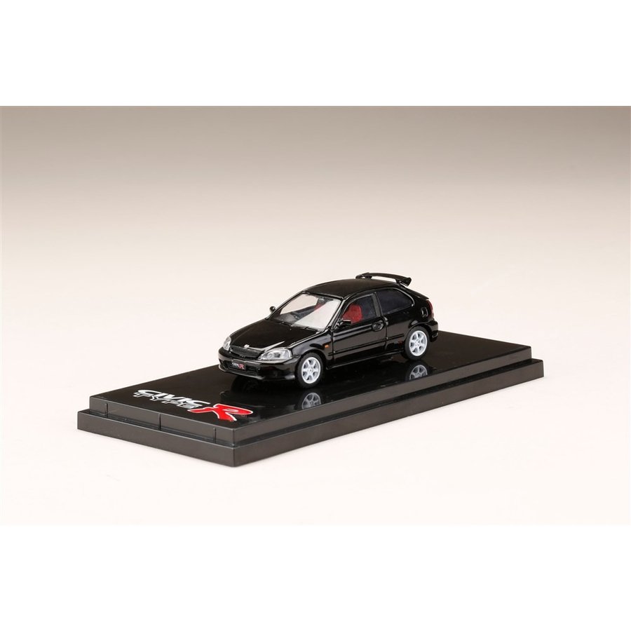 ホビージャパン 1/64 ホンダ シビック TYPE R EK9 カスタムバージョン スターライトブラックパール 完成品ミニカー HJ641016SBK