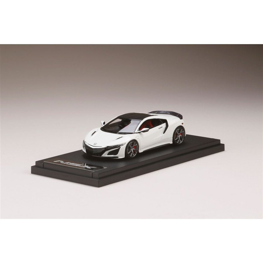 MARK43 1/43 ホンダ NSX NC1 2020 オプション装着車 130R ホワイト 完成品ミニカー PM43137CW