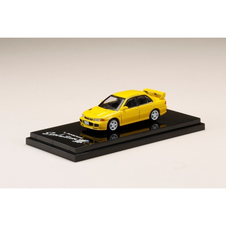 ホビージャパン 1/64 ミツビシ ランサー GSR エボリューション III CE9A ダンデライオンイエロー 完成品ミニカー HJ641010Y