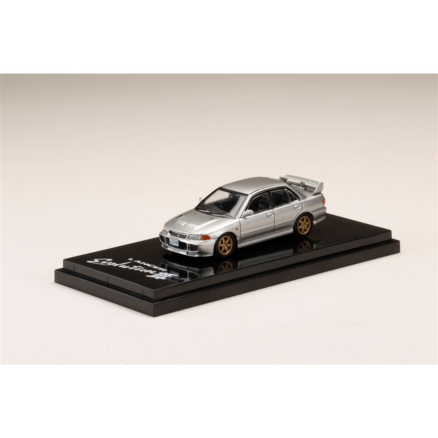 ホビージャパン 1/64 ミツビシ ランサー GSR エボリューション III CE9A カスタムバージョン クイーンズシルバー 完成品ミニカー HJ641010CS
