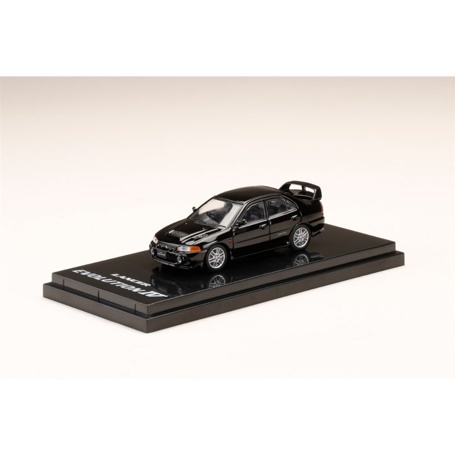 ホビージャパン 1/64 ミツビシ ランサー GSR エボリューション IV CN9A ピレネーブラック 完成品ミニカー HJ641011BK