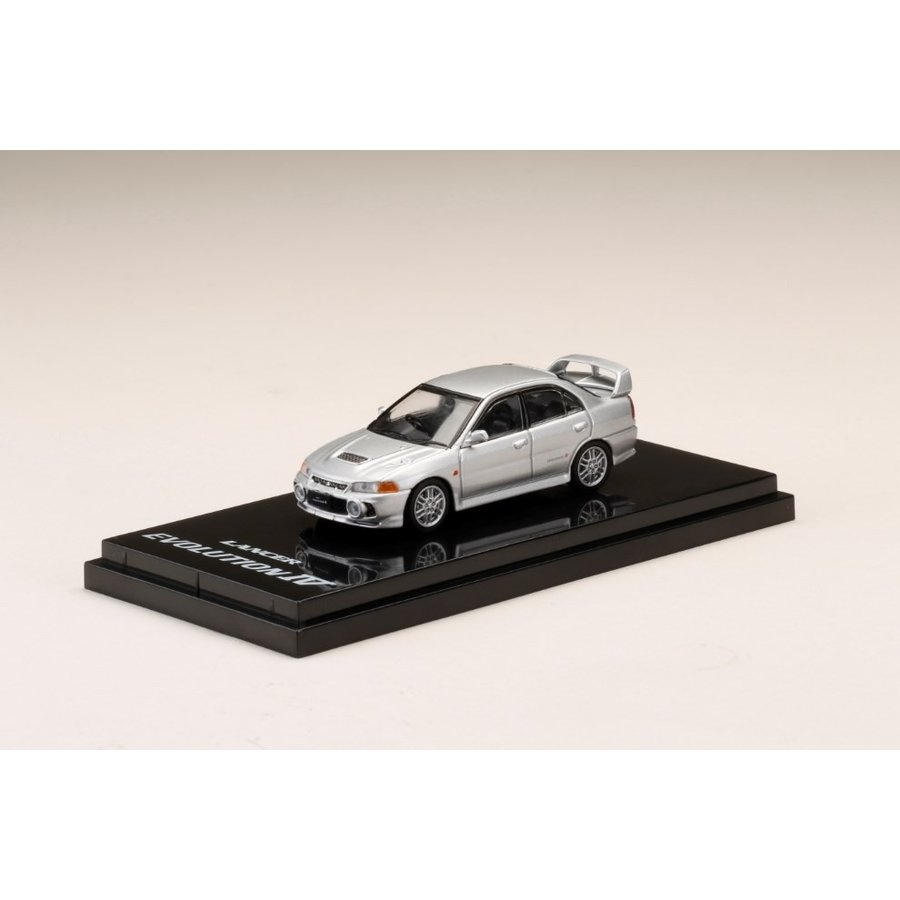 ホビージャパン 1/64 ミツビシ ランサー GSR エボリューション IV CN9A スチールシルバー 完成品ミニカー HJ641011S