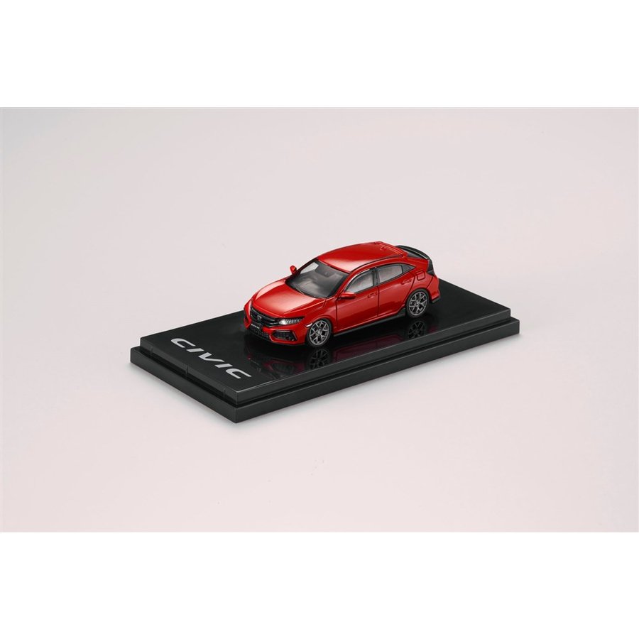 ホビージャパン 1/64 ホンダ シビックハッチバック FK7 カスタムバージョン フレームレッド 完成品ミニカー HJ641018BR