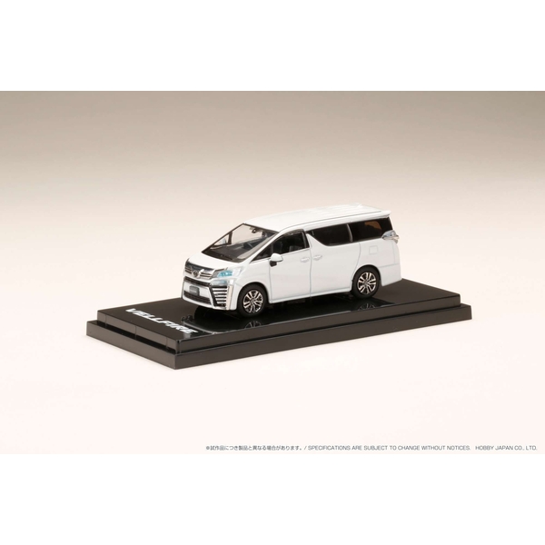 1/64 トヨタ ヴェルファイア H30W Z ""G"" エディション 2.5L ホワイトパールクリスタルシャイン