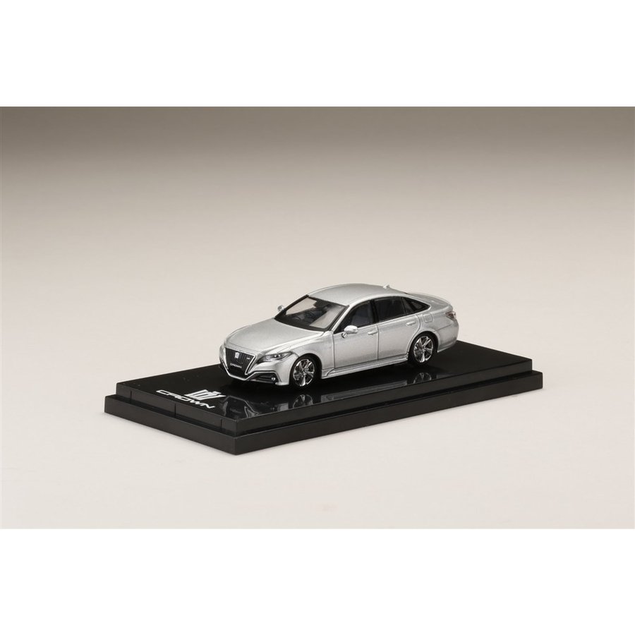ホビージャパン 1/64 トヨタ クラウン 2.5L RS アドバンス ハイブリッド プレシャスシルバー 完成品ミニカー HJ641009HS
