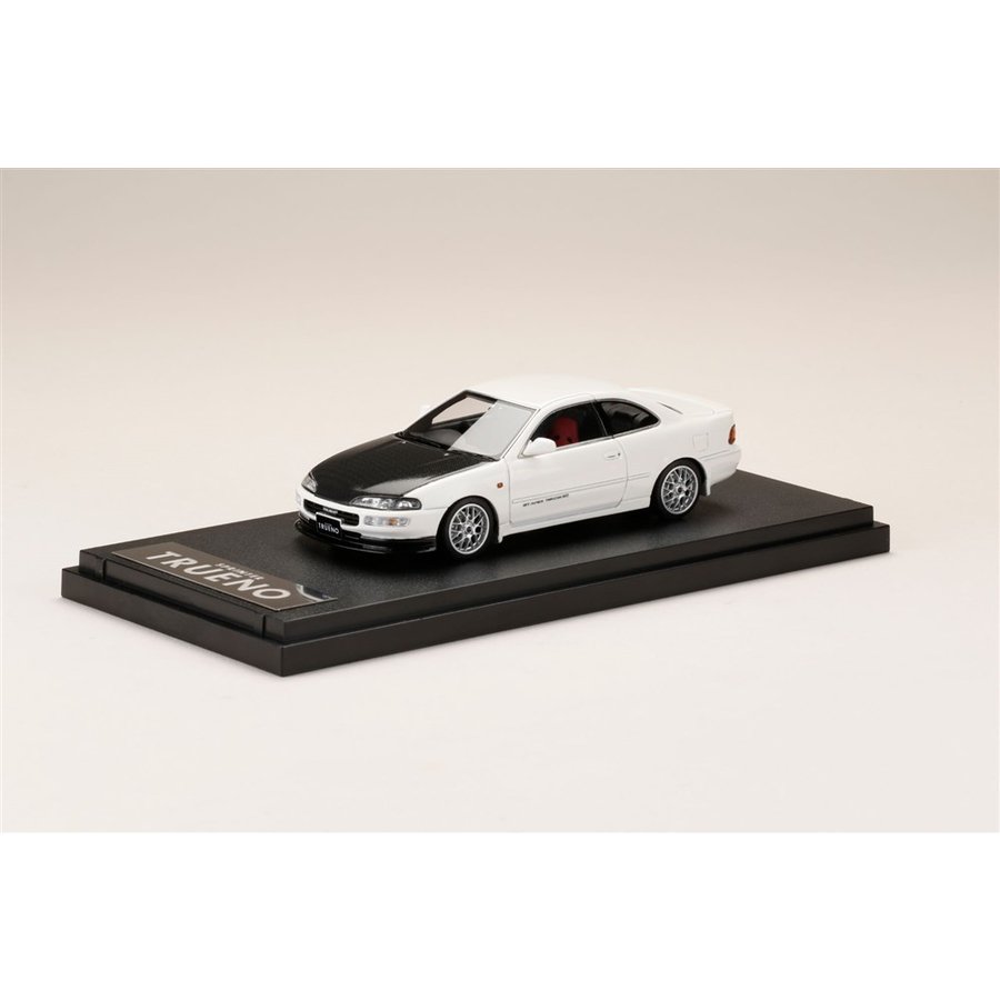 MARK43 1/43 トヨタ スプリンタートレノ GT APEX AE101 カスタムVer. カーボンボンネット スーパーホワイトII 完成品ミニカー PM43129CW