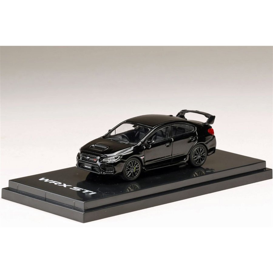 ホビージャパン 1/64 スバル WRX STI タイプS VAB クリスタルブラックシリカ 完成品ミニカー HJ641021BK