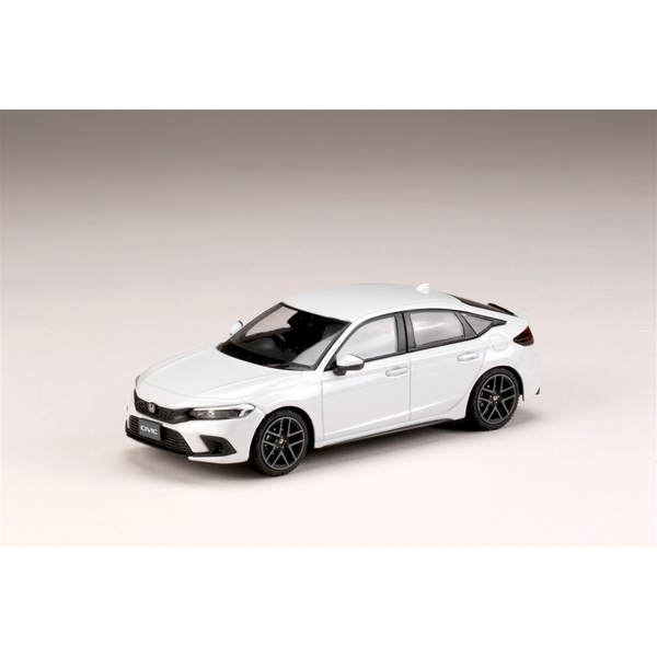 ホビージャパン 1/43 ホンダ シビック 2021 プラチナホワイト・パール 完成品ミニカー HJ431003PW