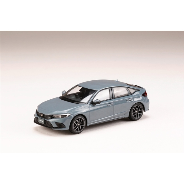 ホビージャパン 1/43 ホンダ シビック 2021 ソニックグレーパール 完成品ミニカー HJ431003GM