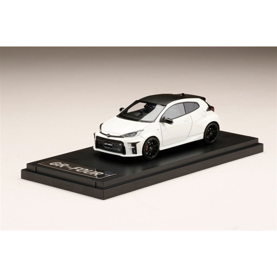 MARK43 1/43 トヨタ GRヤリス 1st Edition RZ""High-performance"" スーパーホワイトII 完成品ミニカー PM43145W