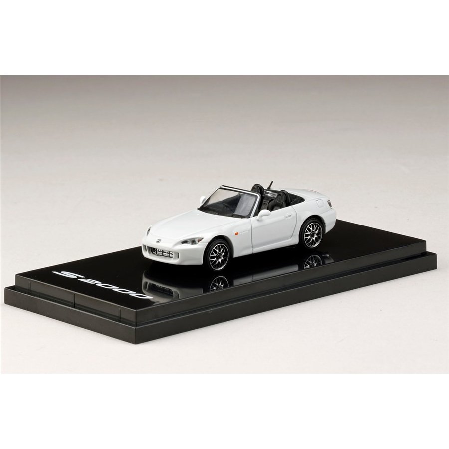 ホビージャパン 1/64 ホンダ S2000 AP1 Type 200 カスタムバージョン グランプリホワイト 完成品ミニカー HJ641020CW
