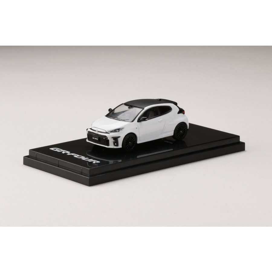 ホビージャパン 1/64 トヨタ GR YARIS RZ スーパーホワイトII 完成品ミニカー HJ641024W
