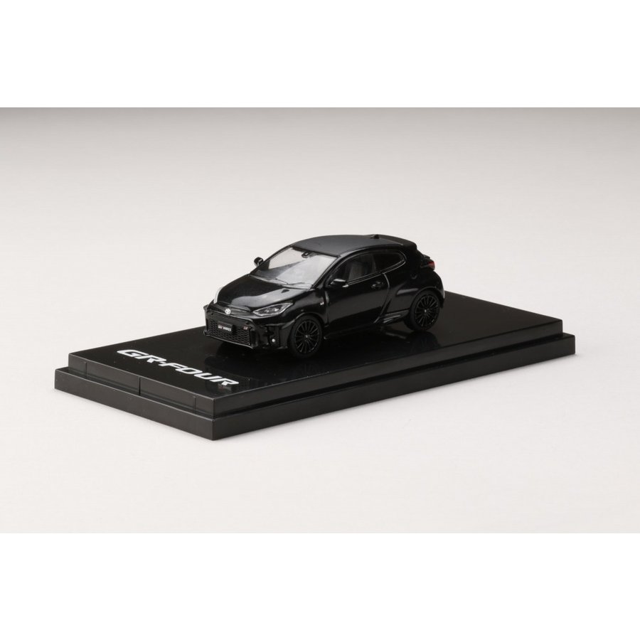 ホビージャパン 1/64 トヨタ GR YARIS RZ プレシャスブラックパール 完成品ミニカー HJ641024BK