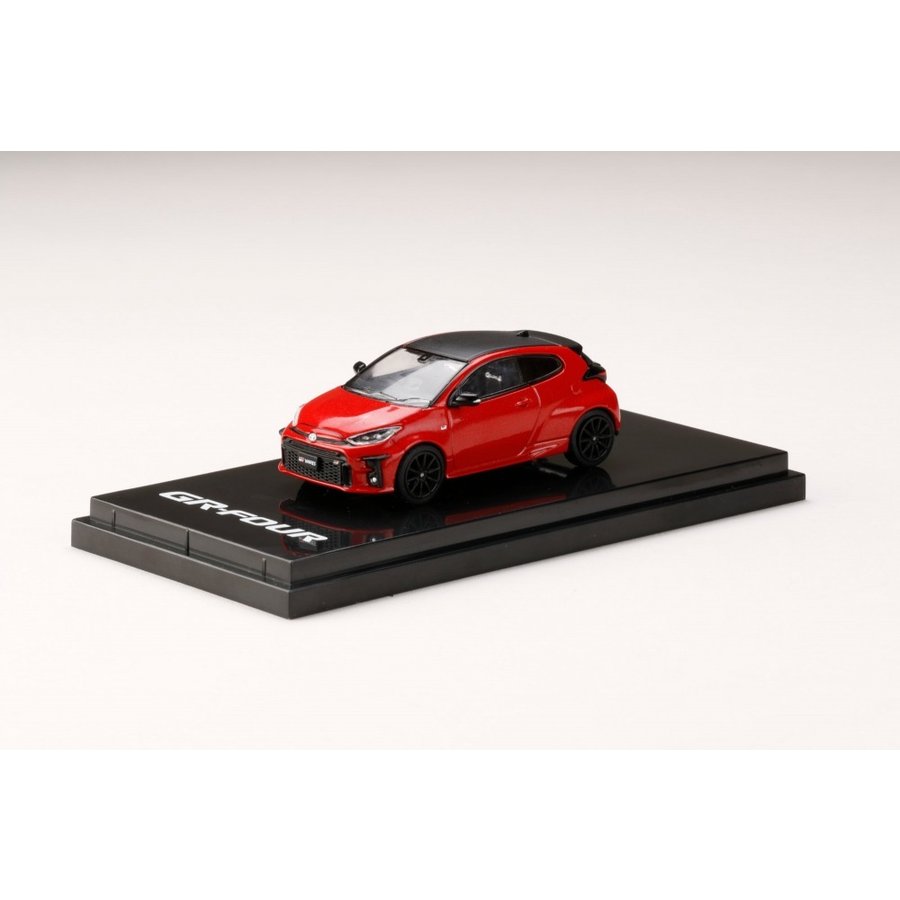 ホビージャパン 1/64 トヨタ GR YARIS RZ""ハイパフォーマンス"" エモーショナルレッドII 完成品ミニカー HJ641024HR