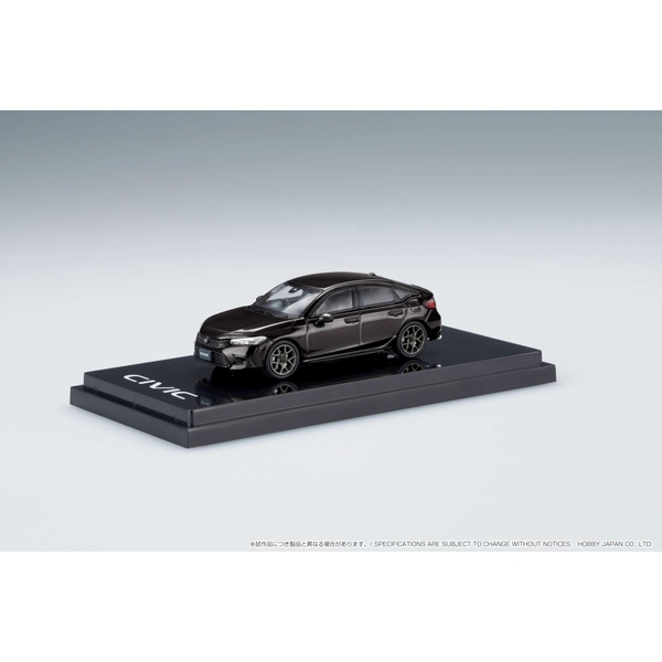 ホビージャパン 1/64 ホンダ シビック FL1 カスタムバージョン クリスタルブラックパール 完成品ミニカー HJ641046BBK
