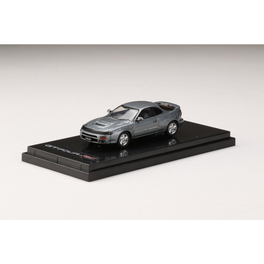ホビージャパン 1/64 トヨタセリカ GT-FOUR RC ST185 グレーメタリック 完成品ミニカー HJ641023AGM