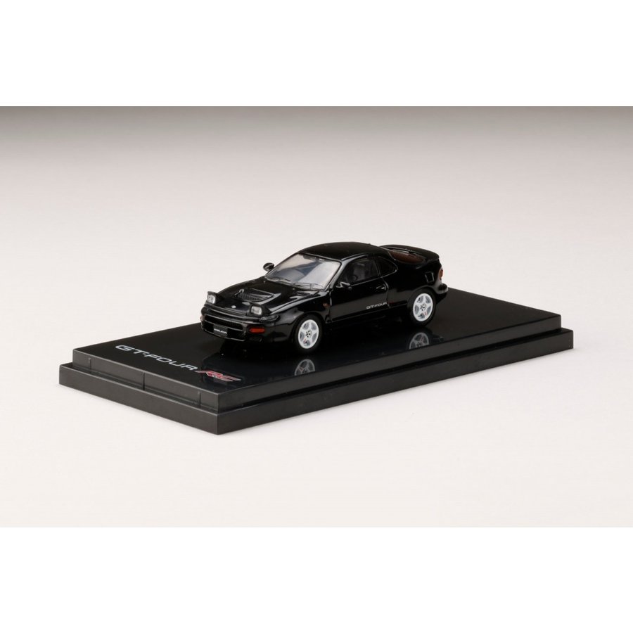 ホビージャパン 1/64 トヨタ セリカ GT-FOUR RC ST185 カスタムバージョン ブラック 完成品ミニカー HJ641023BBK