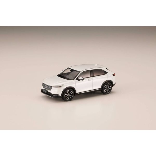 ホビージャパン 1/43 ホンダ ヴェゼル 2021 プラチナホワイト・パール 完成品ミニカー HJ431002PW