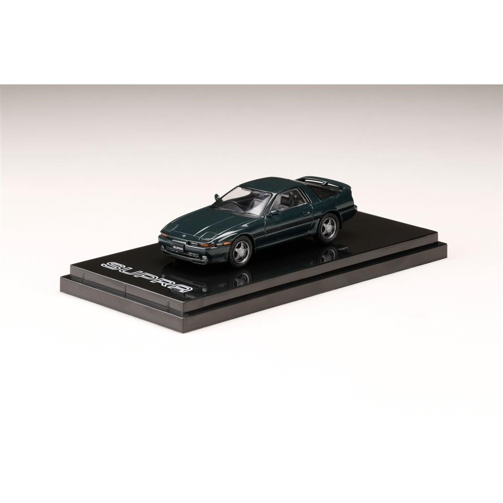 ホビージャパン 1/64 トヨタ スープラ A70 2.5GT ツインターボ R ダークグリーンマイカ 完成品ミニカー HJ641026RGR