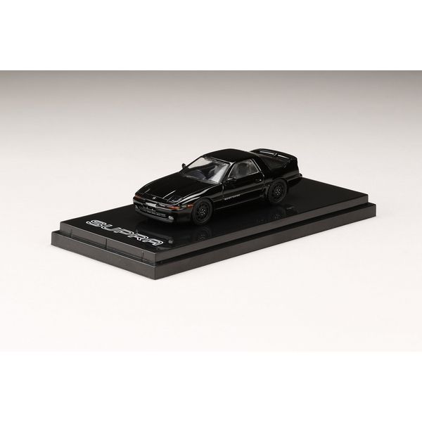 ホビージャパン 1/64 トヨタ スープラ A70 3.0GT ターボ A ブラック 完成品ミニカー HJ641026ABK