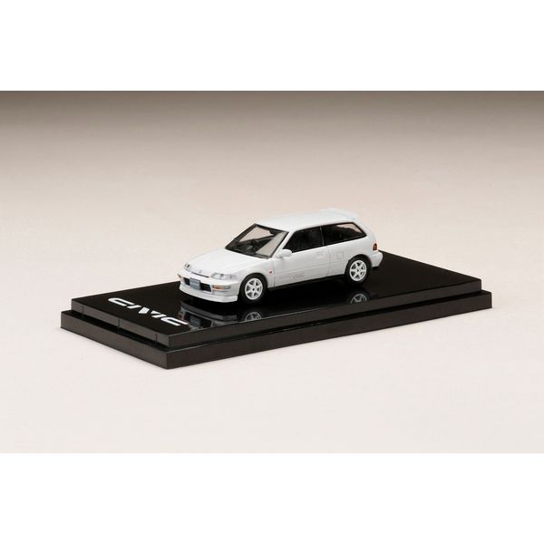 ホビージャパン 1/64 ホンダ シビック EF9 SiR II カスタマイズバージョン ホワイト 完成品ミニカー HJ641031CW