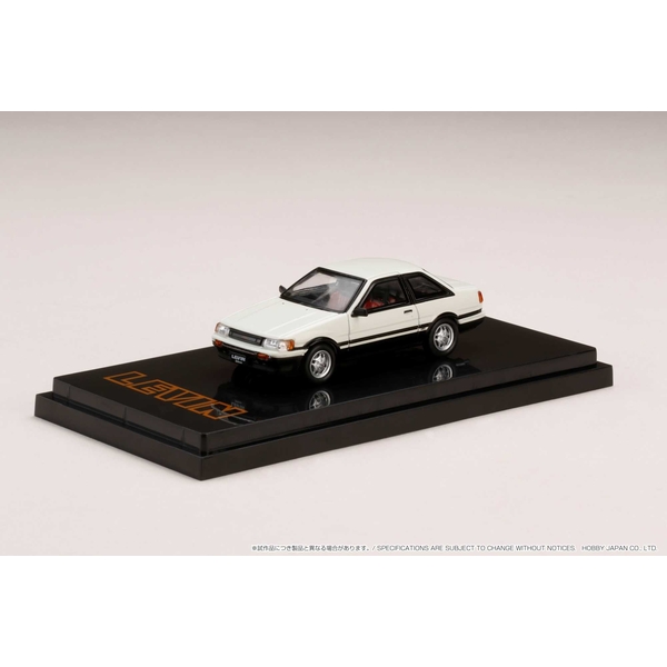 ホビージャパン 1/64 トヨタ カローラ レビン GT APEX 2ドア AE86 ホワイト/ ブラック 完成品ミニカー HJ641035AWK