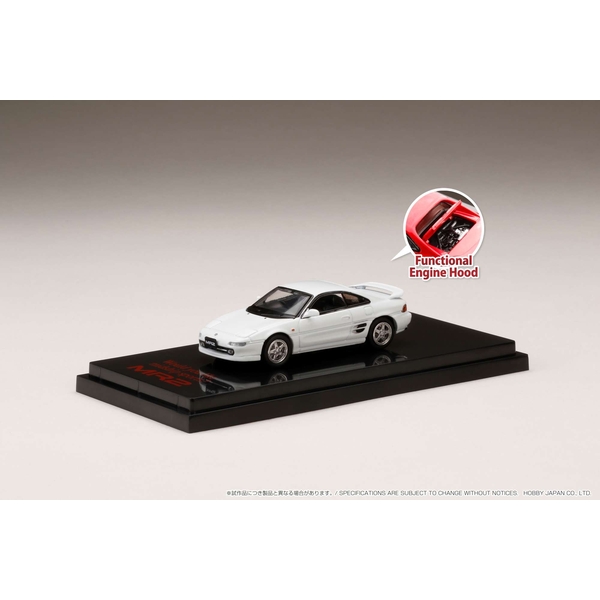 ホビージャパン 1/64 トヨタ MR2 SW20 GT-S カスタムバージョン スーパーホワイトII 完成品ミニカー HJ641045CW
