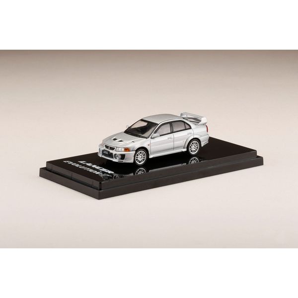 ホビージャパン 1/64 ミツビシ ランサー GSR エボリューション5 CP9A サテライトシルバーメタリック 完成品ミニカー HJ641032AS