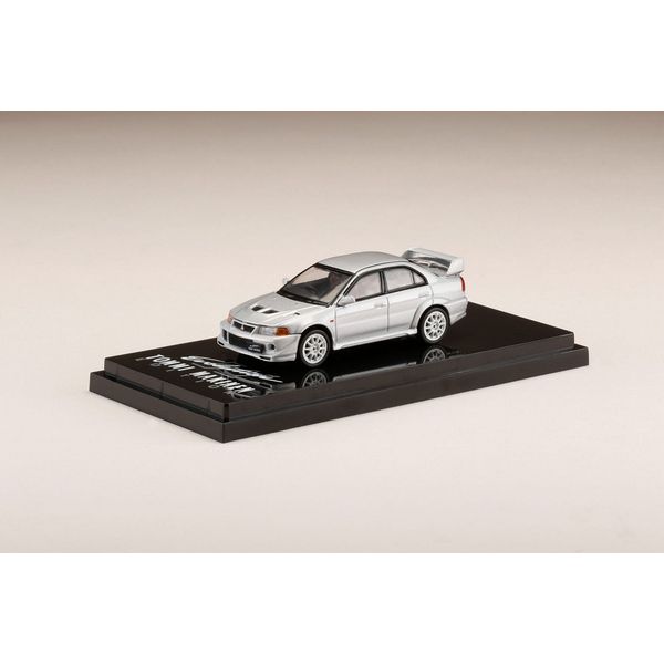 ホビージャパン 1/64 ミツビシ ランサー GSR エボリューション 6 T.M.E. CP9A サテライトシルバーメタリック 完成品ミニカー HJ641033BS