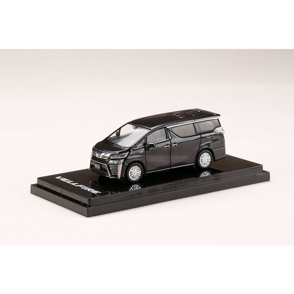 ホビージャパン 1/64 トヨタ ヴェルファイア H30W ハイブリッド スパークリングブラックパールクリスタルシャイン 完成品ミニカー HJ641028HSBK