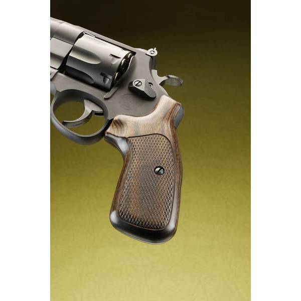 《直販限定》S&W NフレームラウンドバットVer.2対応コンバットシューティンググリップ/ダークブラウン トイガンパーツ 4981932063751