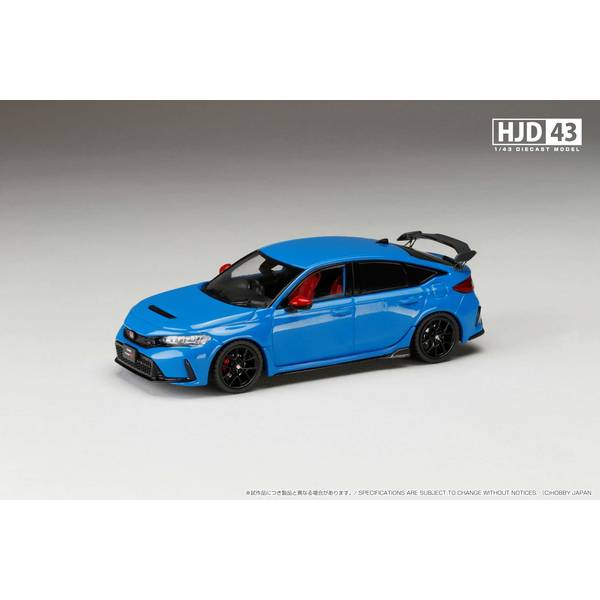 1/43 ホンダ シビック TYPE R FL5 純正オプション装着車 レーシングブルーパール 完成品ミニカー HJD431002BL