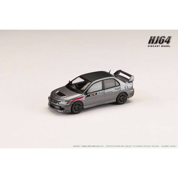 1/64 ミツビシ ランサーエボリューション9 MR GSR JDM エンジン付 パープリッシュグレーマイカ 完成品ミニカー HJ647054CMP
