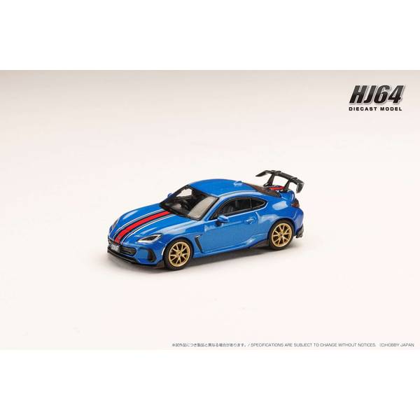 1/64 スバル BRZ STI PERFORMANCE WR ブルーパール with ストライプ 完成品ミニカー HJ642047DSBL