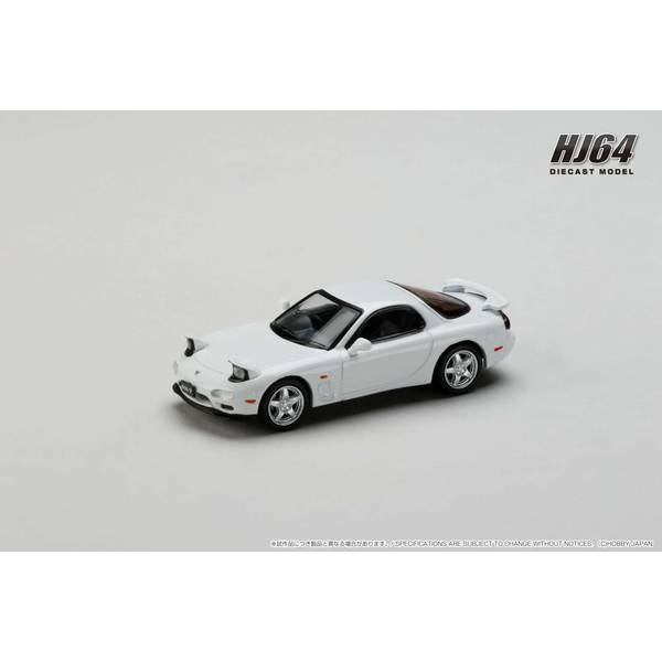 1/64 アンフィニ マツダ RX-7 FD3S TYPE RS ピュアホワイト 完成品ミニカー HJ644007AW