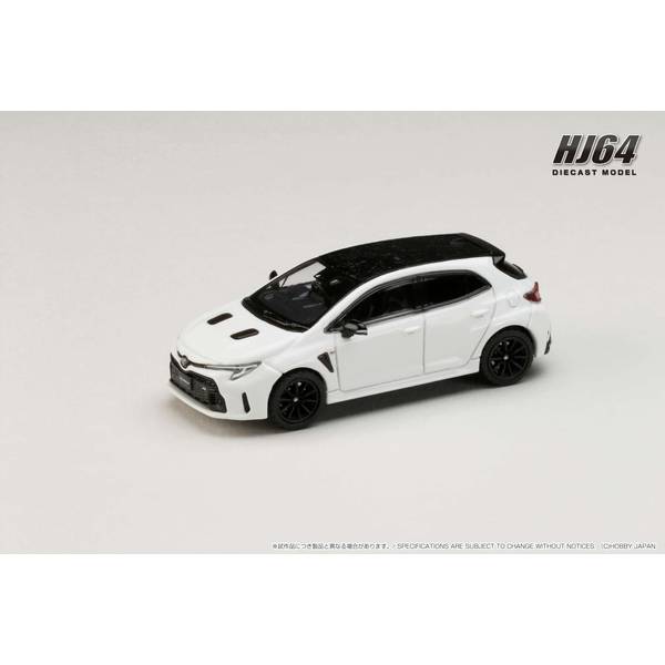 1/64 トヨタ GRカローラ RZ スーパーホワイト II 完成品ミニカー HJ641067W